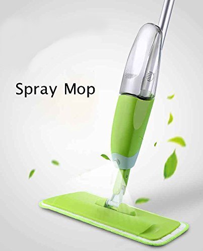 2-in-1 Spray Mop with 600ml Water Tank – Microfiber Floor Cleaning Mop