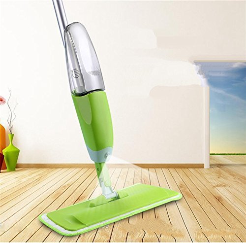 2-in-1 Spray Mop with 600ml Water Tank – Microfiber Floor Cleaning Mop