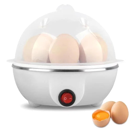 7-in-1 Multifunctional Egg Boiler & Frying Pan – Compact Electric Cooker