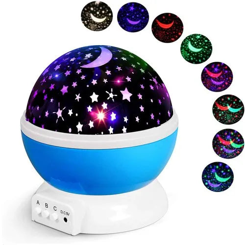 Star Master Galaxy Projector Lamp – LED Moon & Star Night Light
